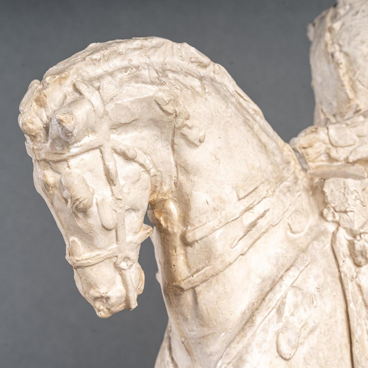 French Sculpture, Original Plaster for the Monument of Maréchal Foch by Robert Wlerick. For Sale