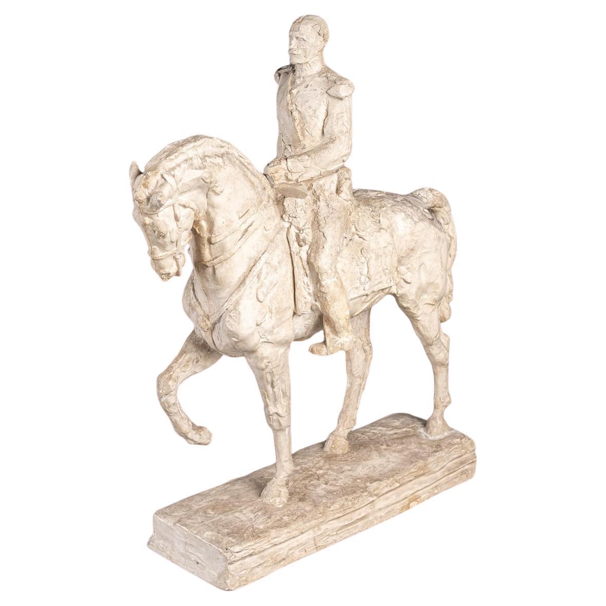 Sculpture, Original Plaster for the Monument of Maréchal Foch by Robert Wlerick.