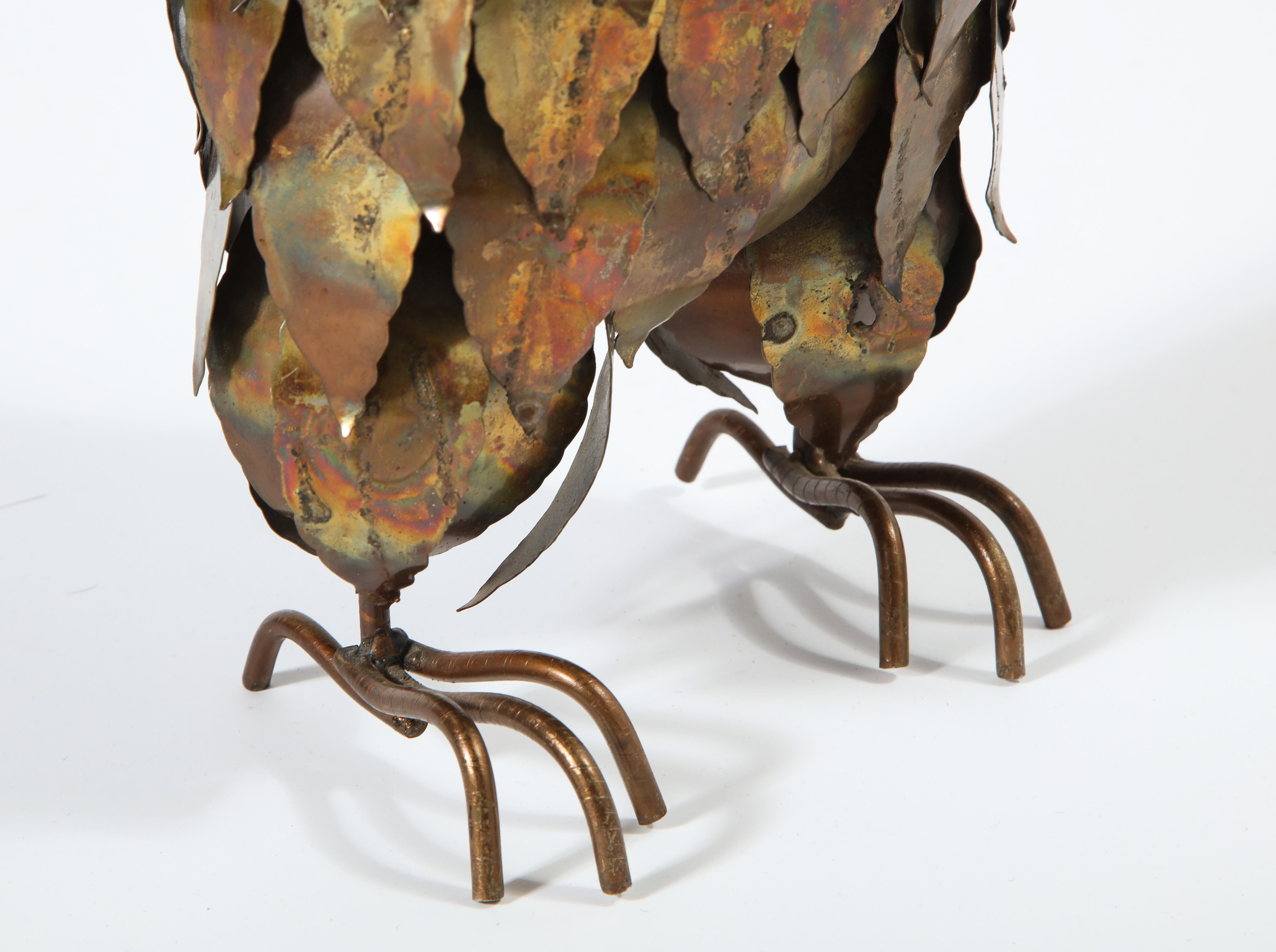 Sculpture, Decorative Owl, Brass, Vintage Brass, Midcentury Design, circa 1950 6