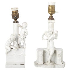 Scultura - Coppia di paralumi