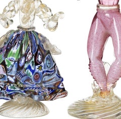 Sculpture - Pair of Venetian sculptures - Murano