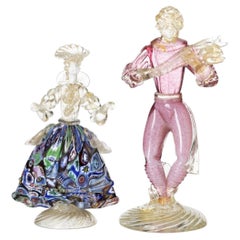 Sculpture - Pair of Venetian sculptures - Murano
