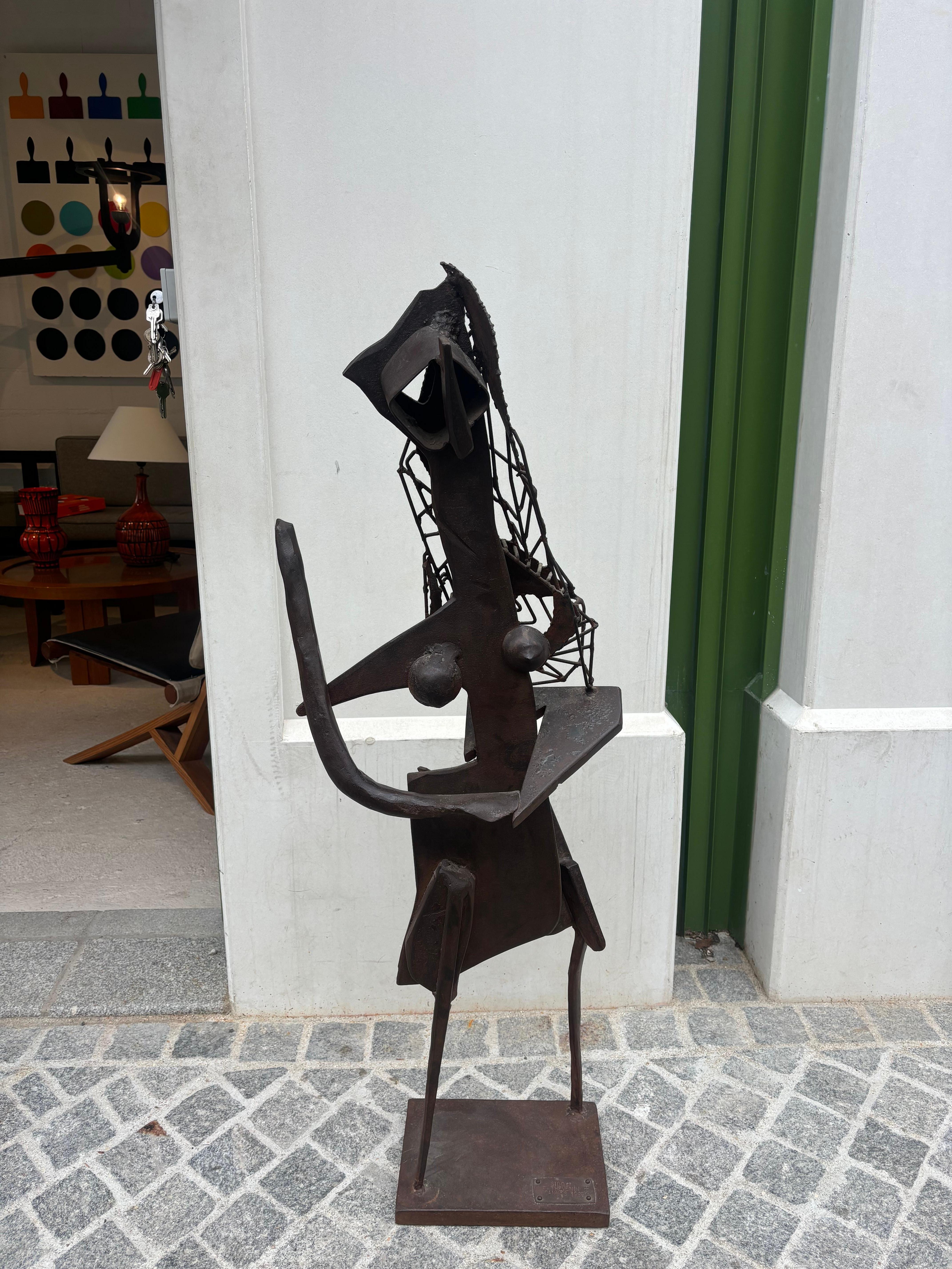 Moderno Scultura par Sido and François Thevenin, firmata, pezzo unico in vendita