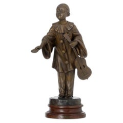 Sculpture - Petit Pierrot - Aristide de Ranieri (signed)