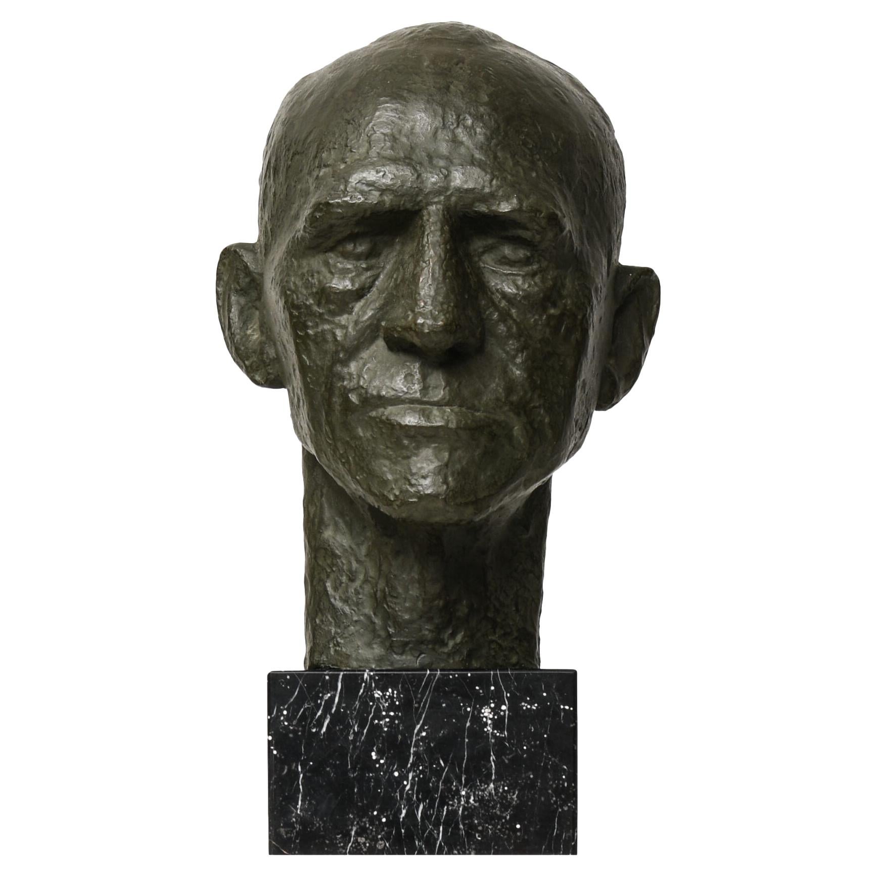 Sculpture Portraying General Harald Petri For Sale