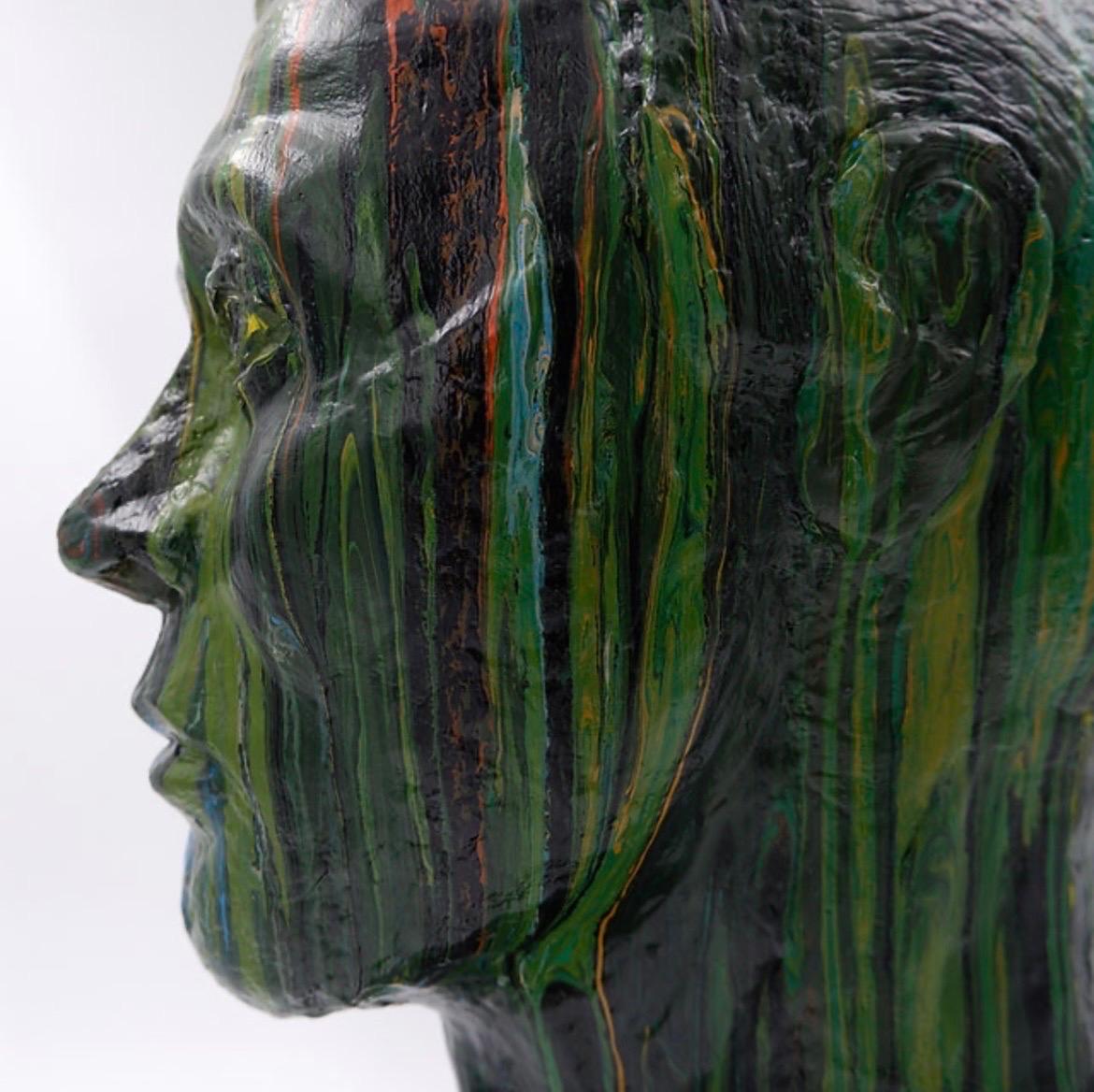 Scultura con colori versati - firmata In condizioni discrete in vendita a Linkebeek, BE