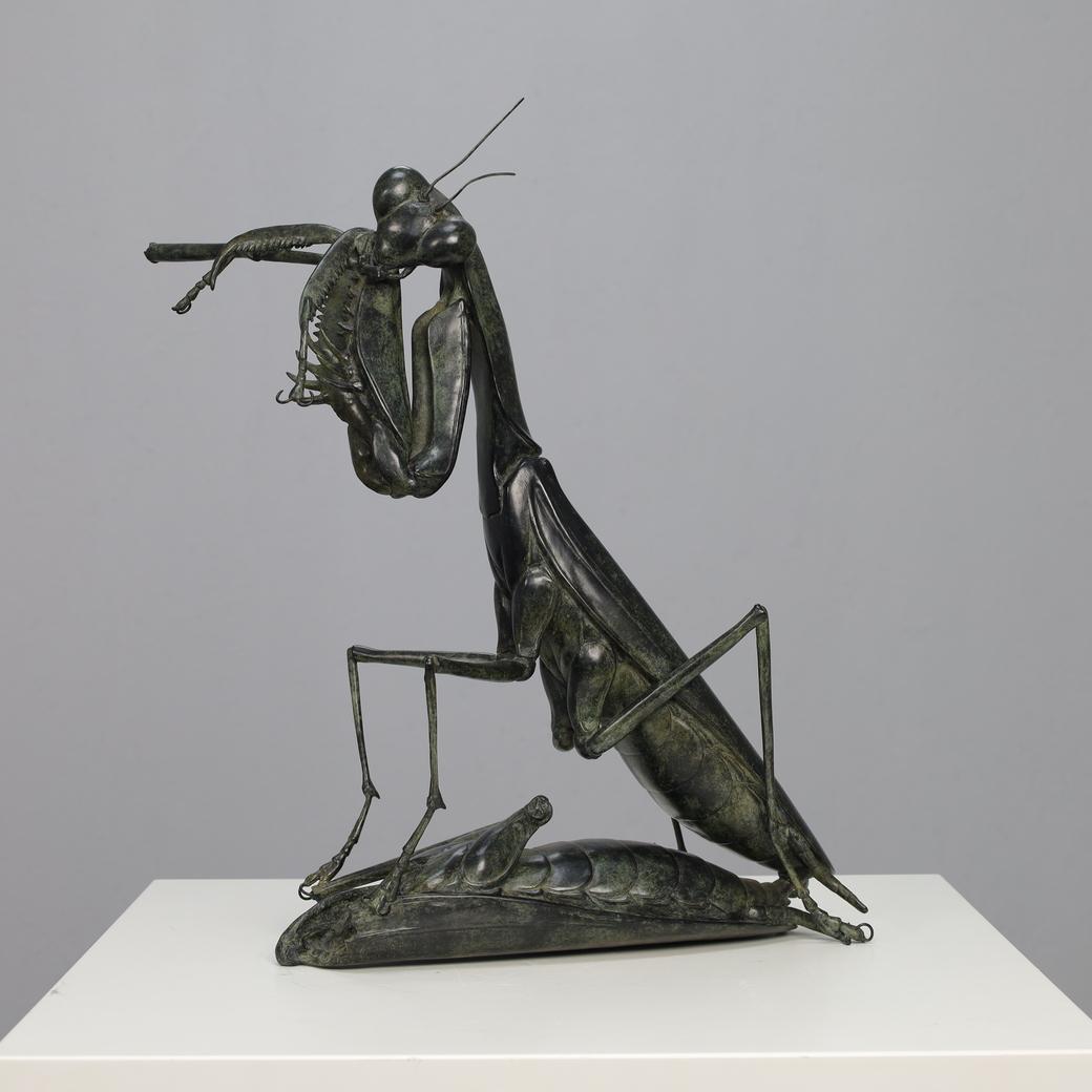 Italiano Scultura Mantide religiosa - Sonata nuziale di Anne Shingleton 1995 in vendita