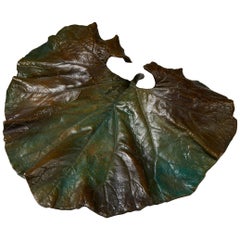 Bronze “Rabarberblad” Designed by Carl Fredrik Reuterswärd, Sweden, 1950s