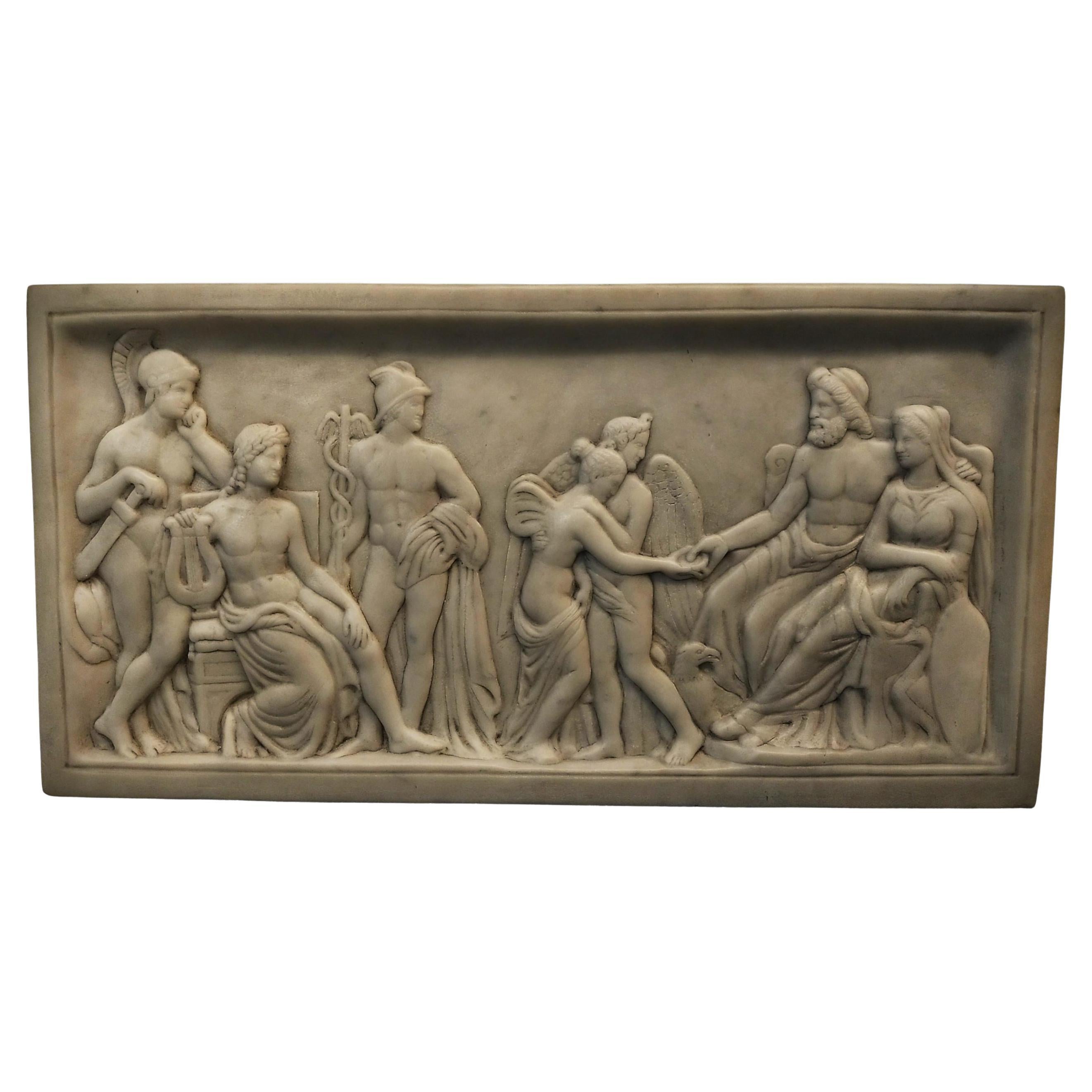 Sculpture, Relief of Mythological Scene from the Neoclassical Period