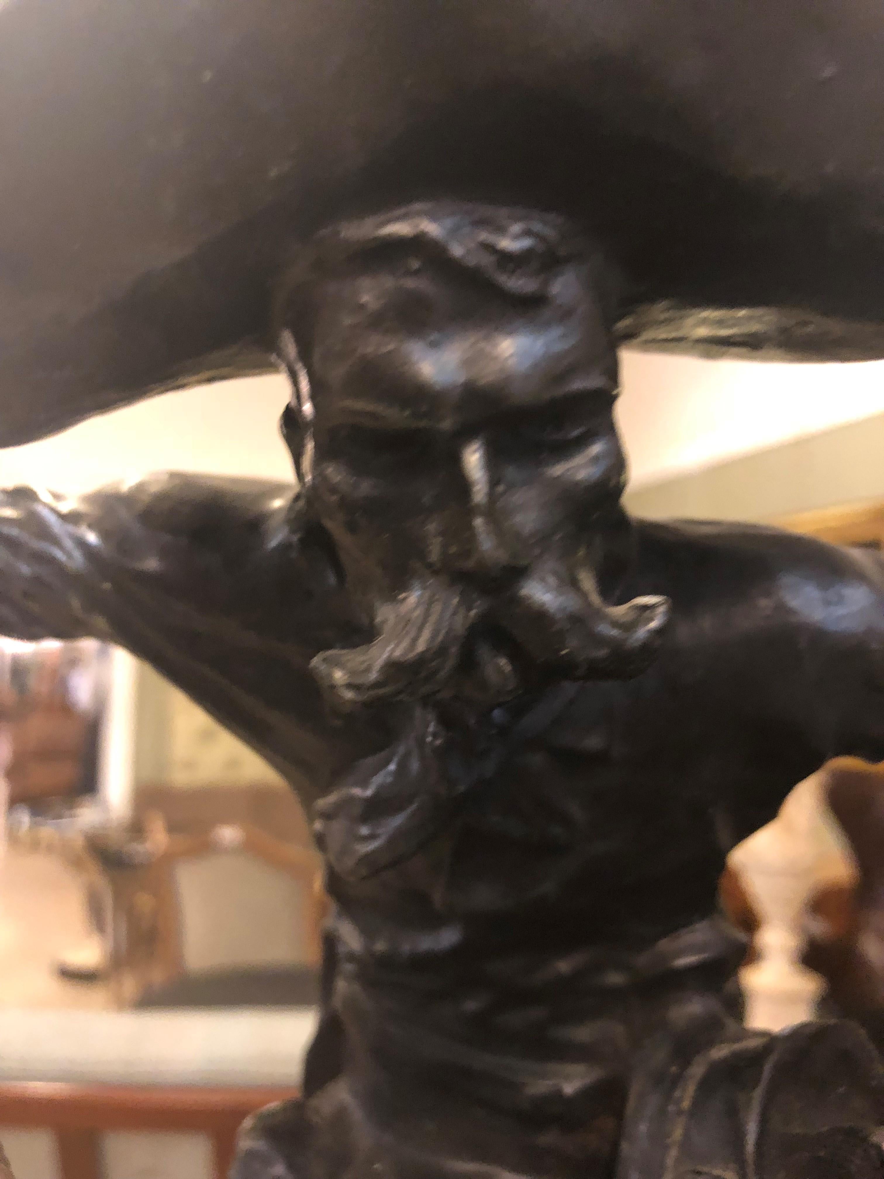 Sculpture Remington Reproduction The Bronco Buster Large 5