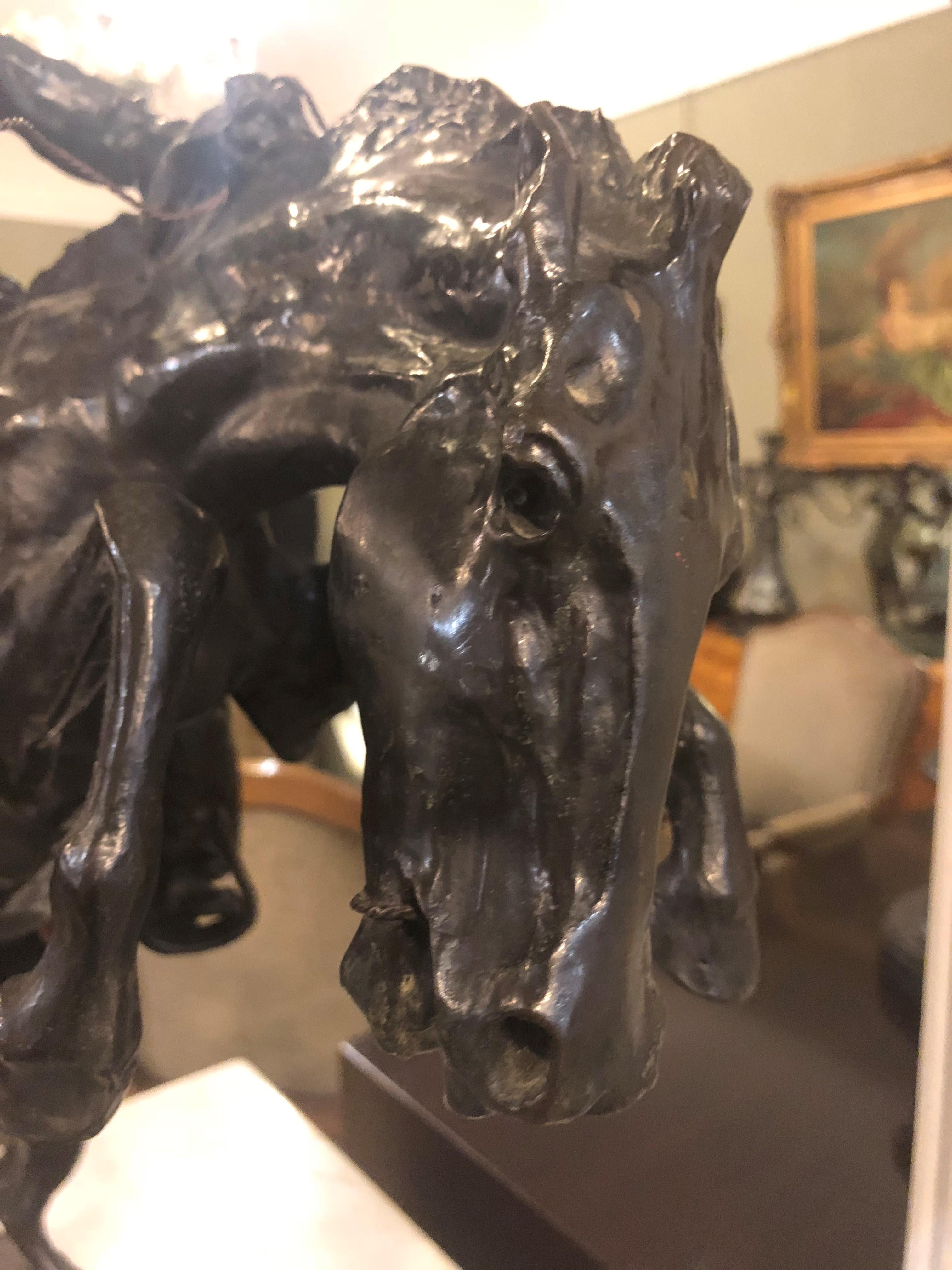 Sculpture Remington Reproduction The Bronco Buster Large 6