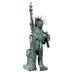 Sculpture representing the “deconstructed” Statue of Liberty by Arman