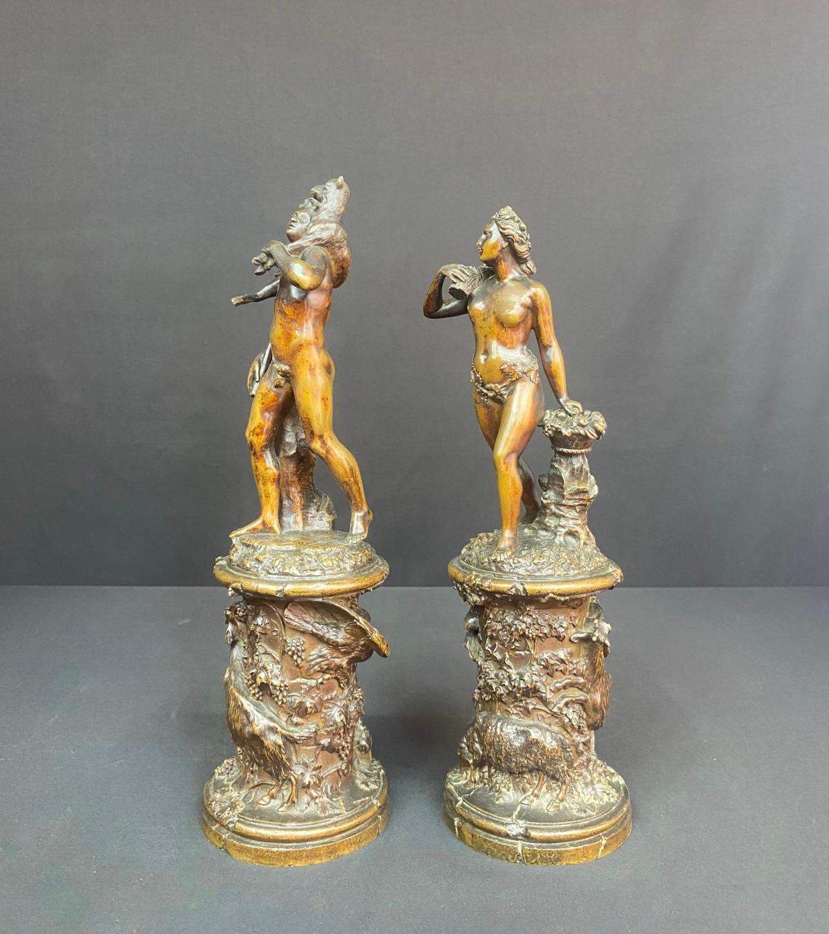 Sculpture Set - Bronze - P. Lepautre - France - XVIII Th 2