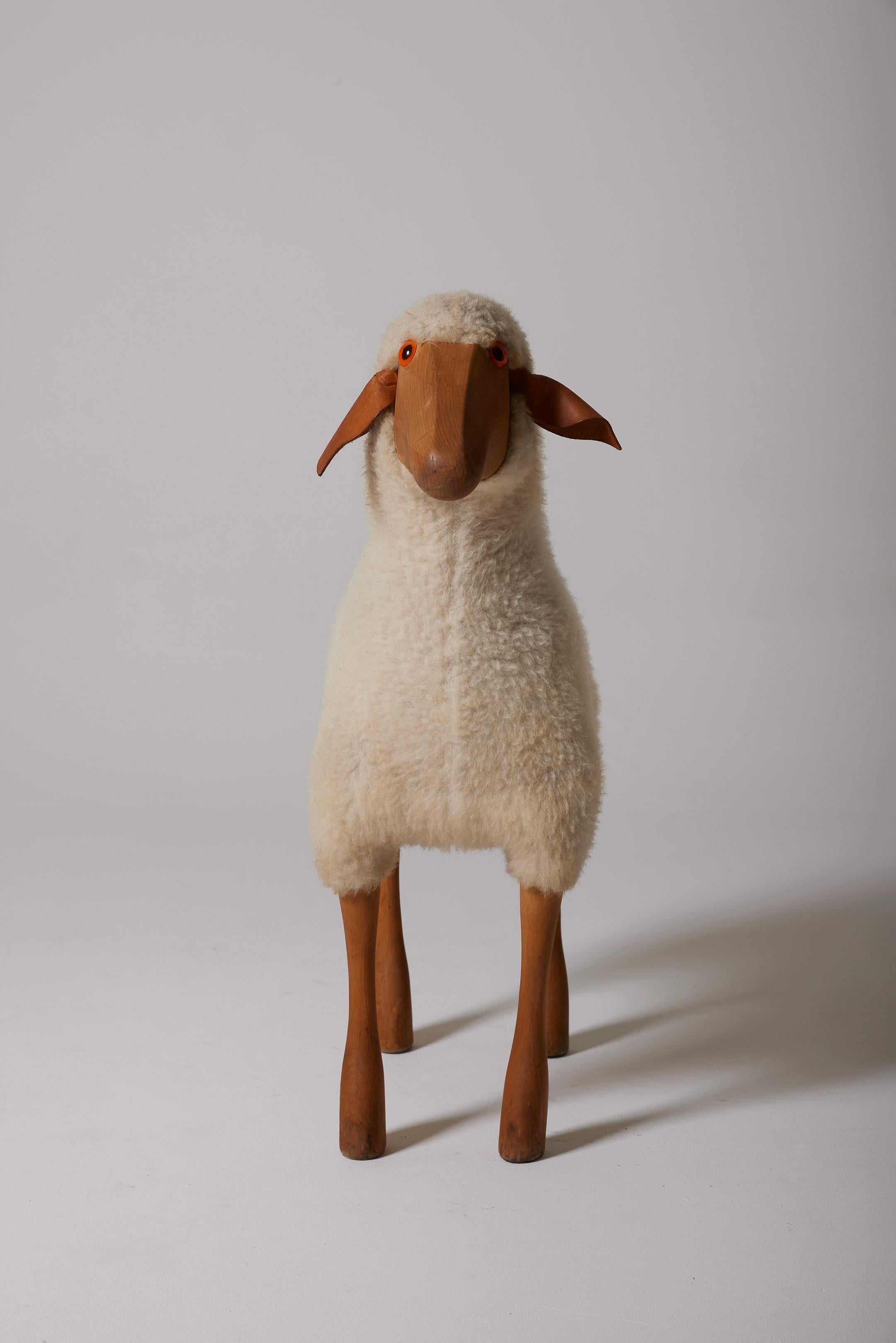 Sculpture Sheep by Hanns-Peter Krafft For Sale 4