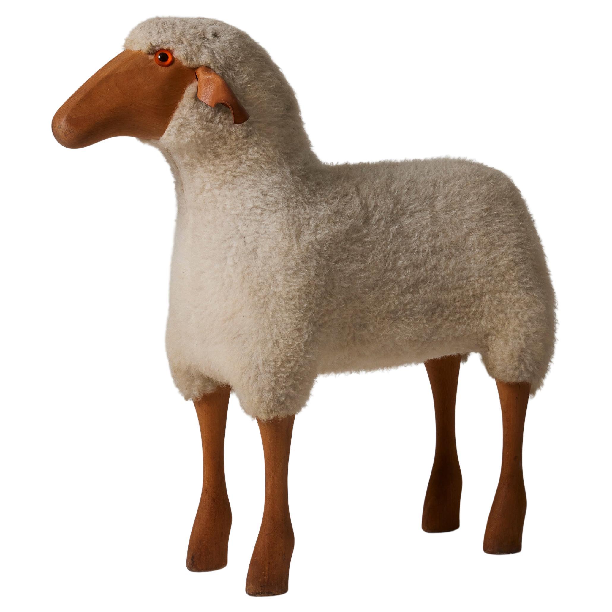 Sculpture Sheep by Hanns-Peter Krafft For Sale