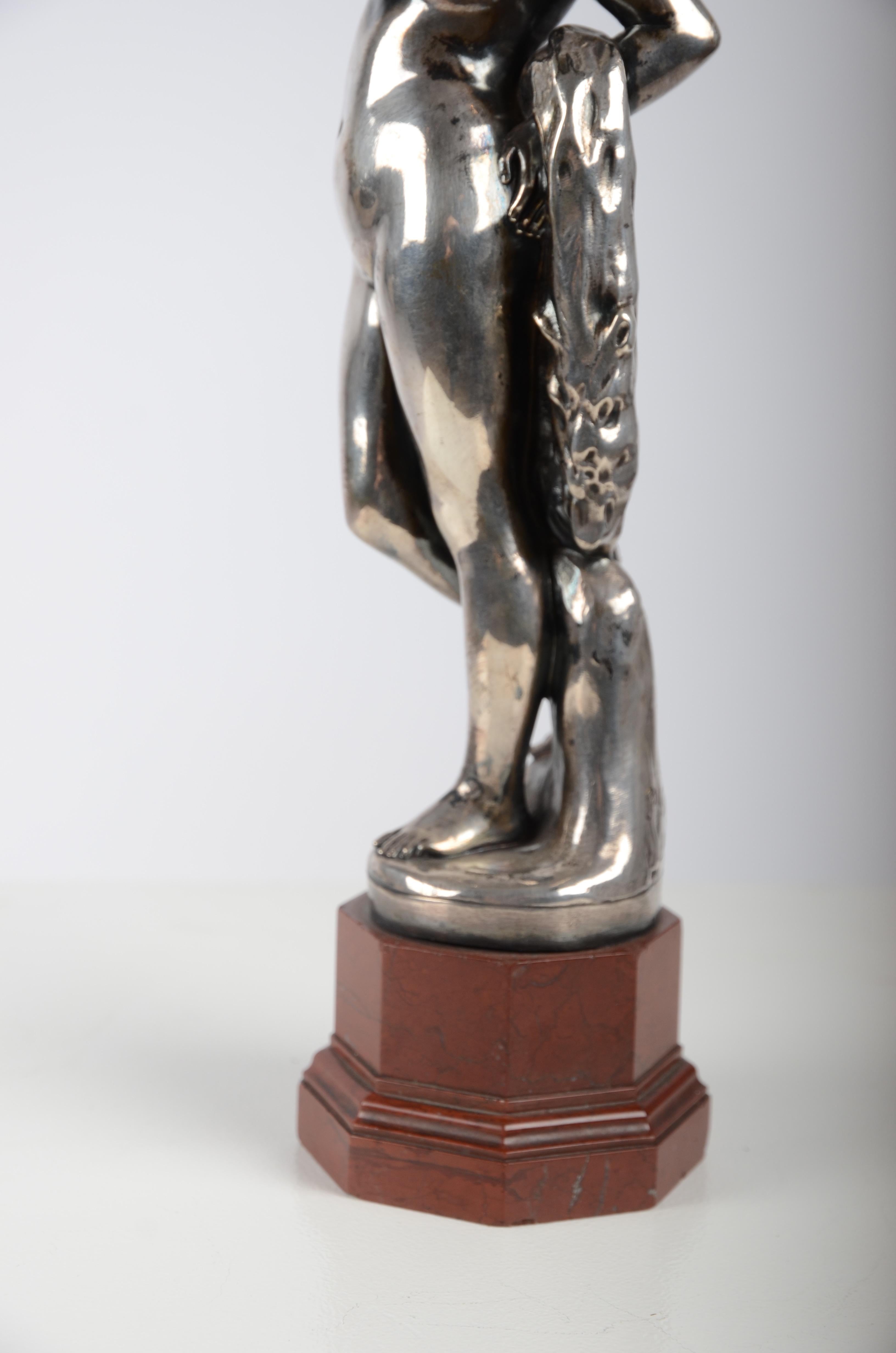 Mid-20th Century Sculpture, Silver, Italy, 1930s