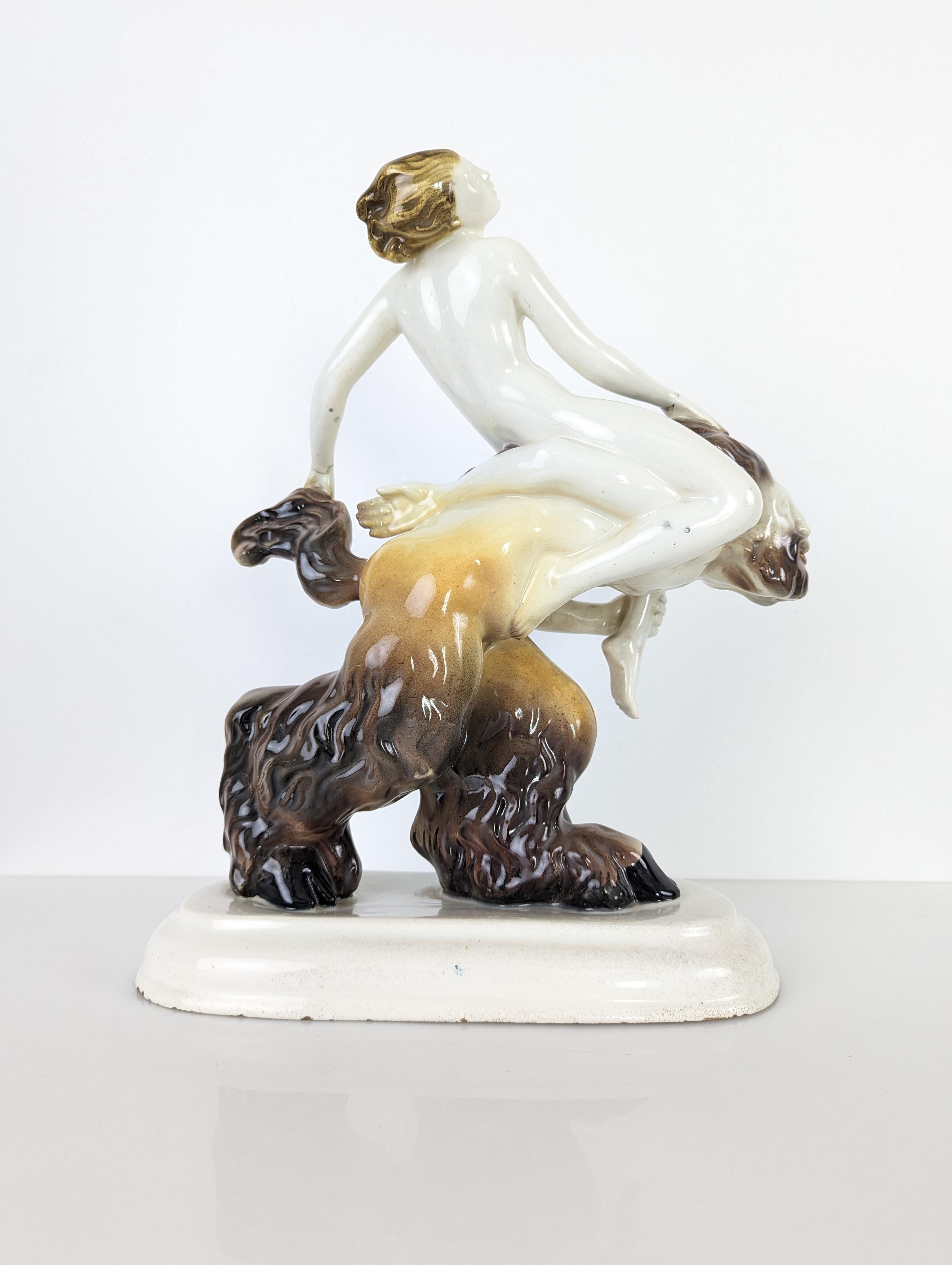 Early 20th Century Sculpture Spirit of Spring by Friedrich Heuler 1920s For Sale