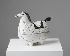 Sculpture 'Springare' Designed by Stig Lindberg for Gustavsberg
