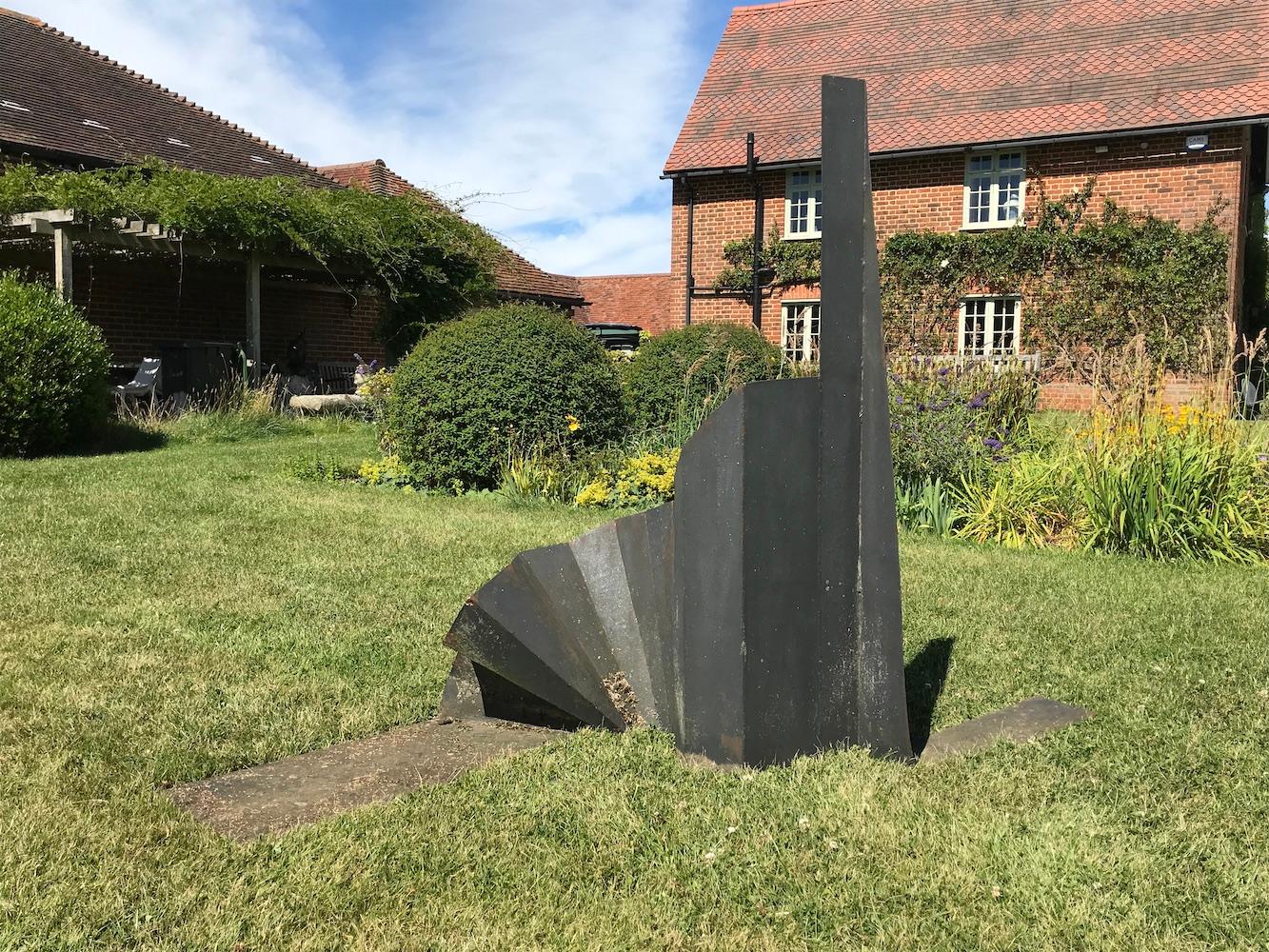 Sculpture Steel Mid-Century Modern Abstract Expressionist In Good Condition In BUNGAY, SUFFOLK