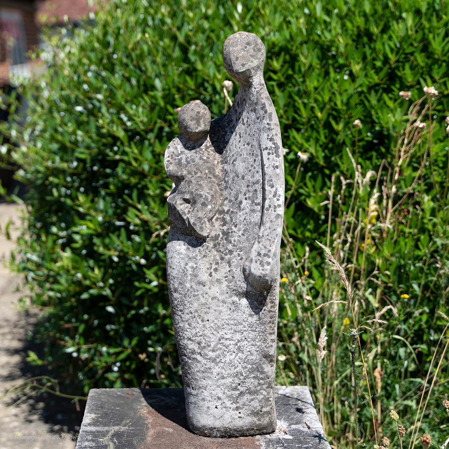 modern stone garden sculptures