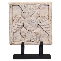 Escultura, Escultura de piedra que representa un bajorrelieve.