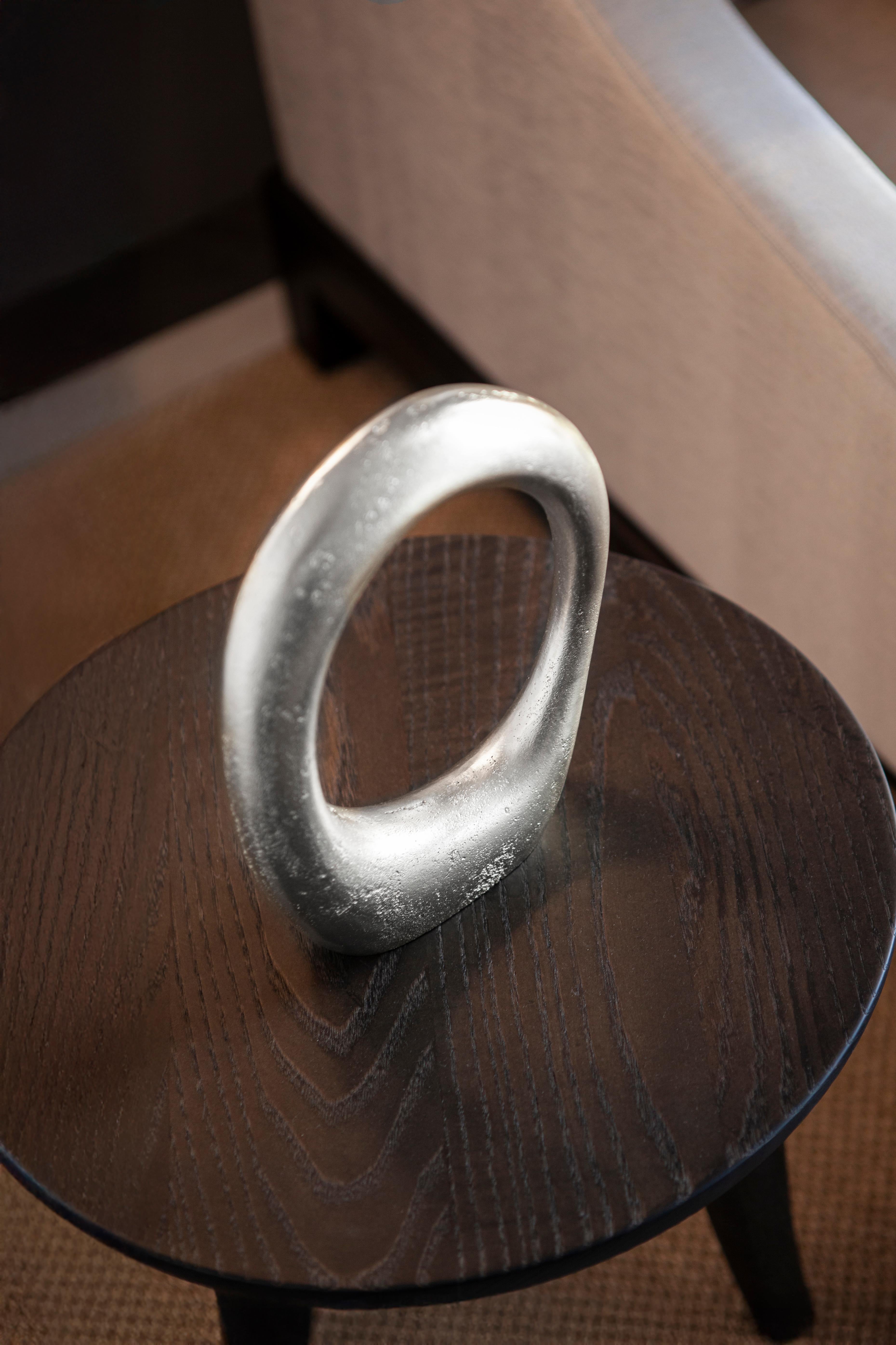 Modern Sculpture – Unique Textured Aluminium Artistic Design by Unsim For Sale