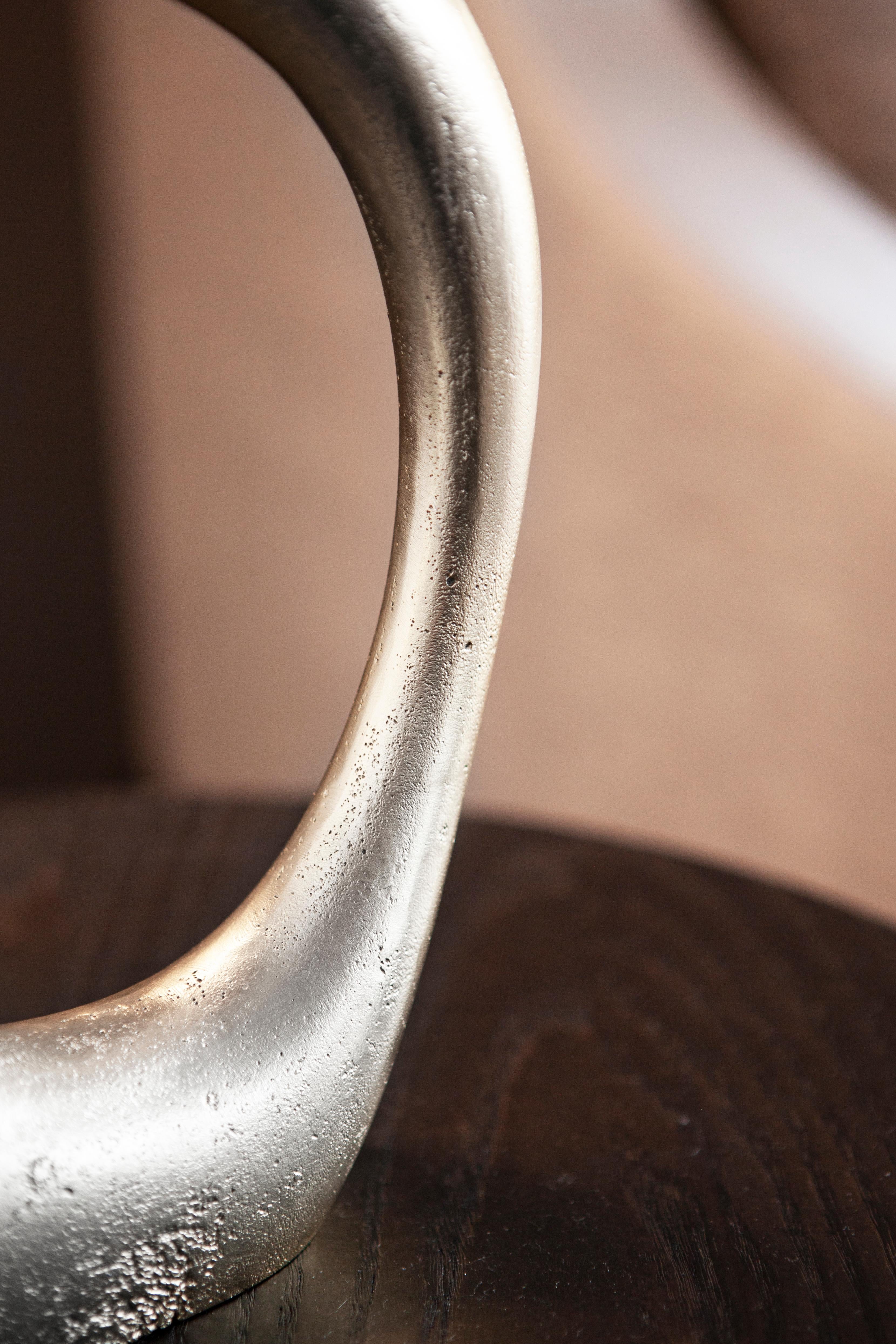 Polish Sculpture – Unique Textured Aluminium Artistic Design by Unsim For Sale