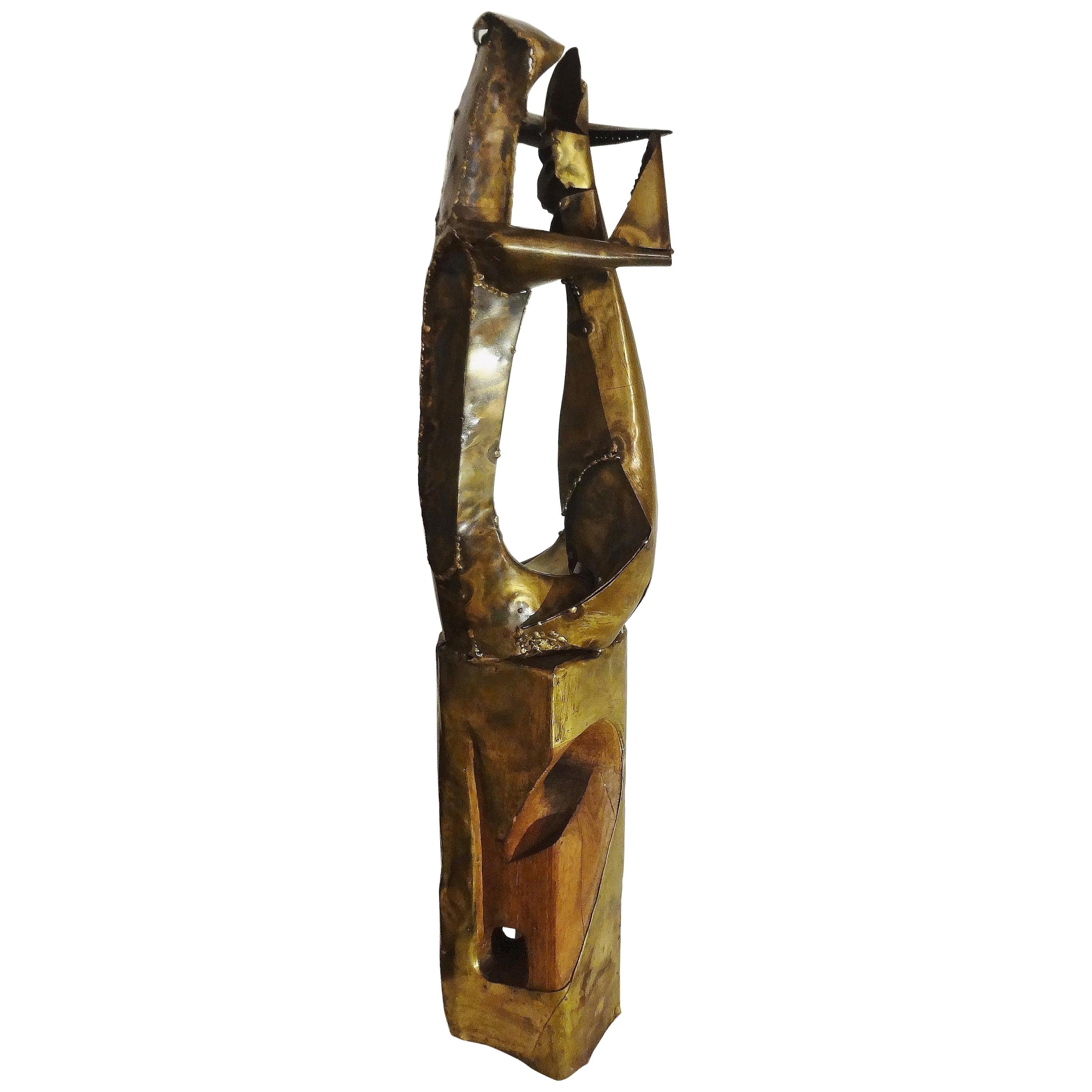 Sculpture "the Couple" by Maurice Guillaume, 1960 For Sale