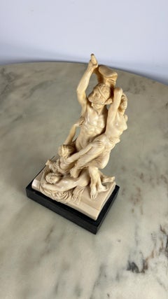 Sculpture "the Rape of Polissena, Reproduction of A.Santini, Italy, 1960