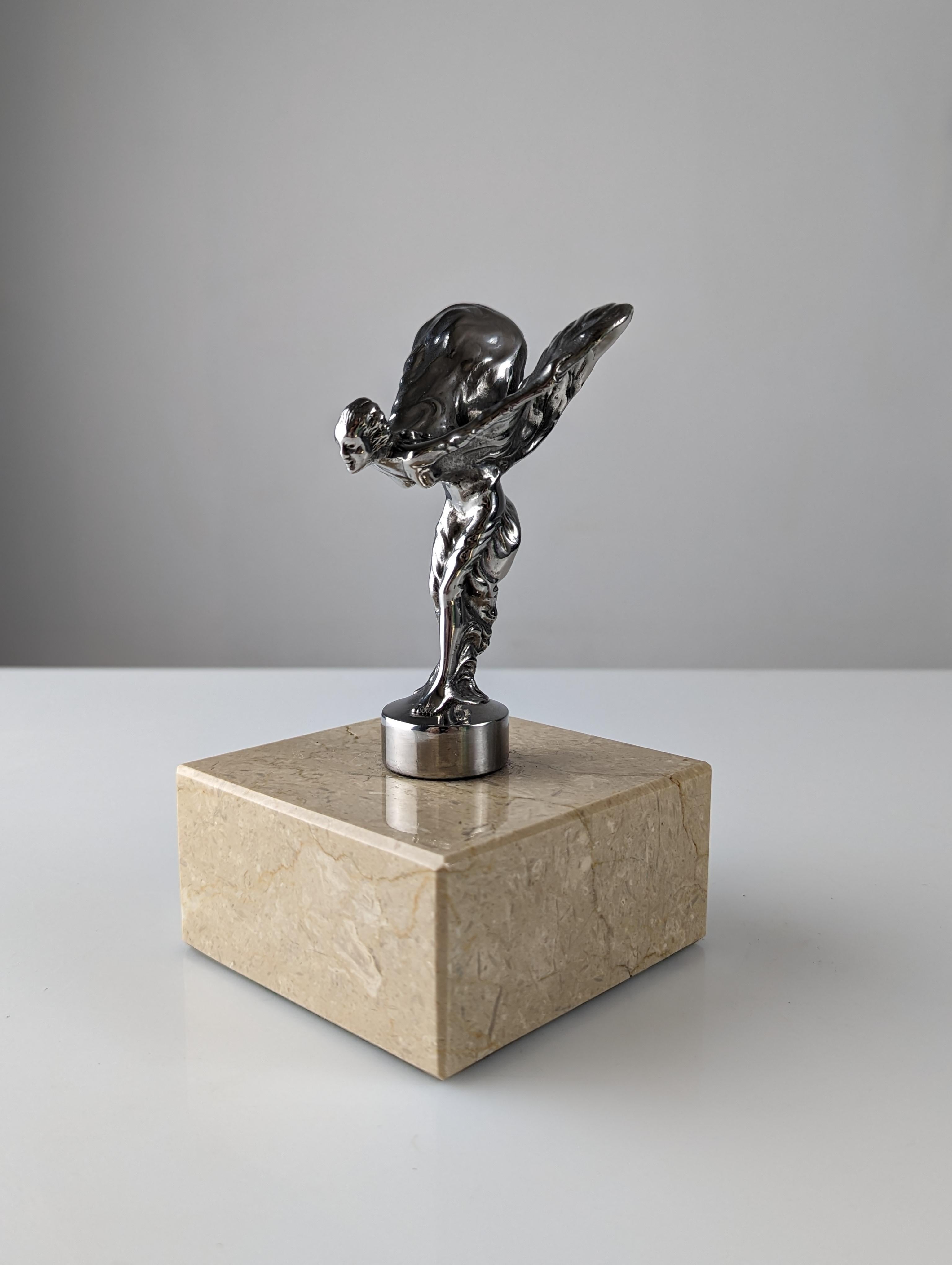 European Sculpture The Spirit of Ecstasy by Charles Sykes for Rolls-Royce 1960s