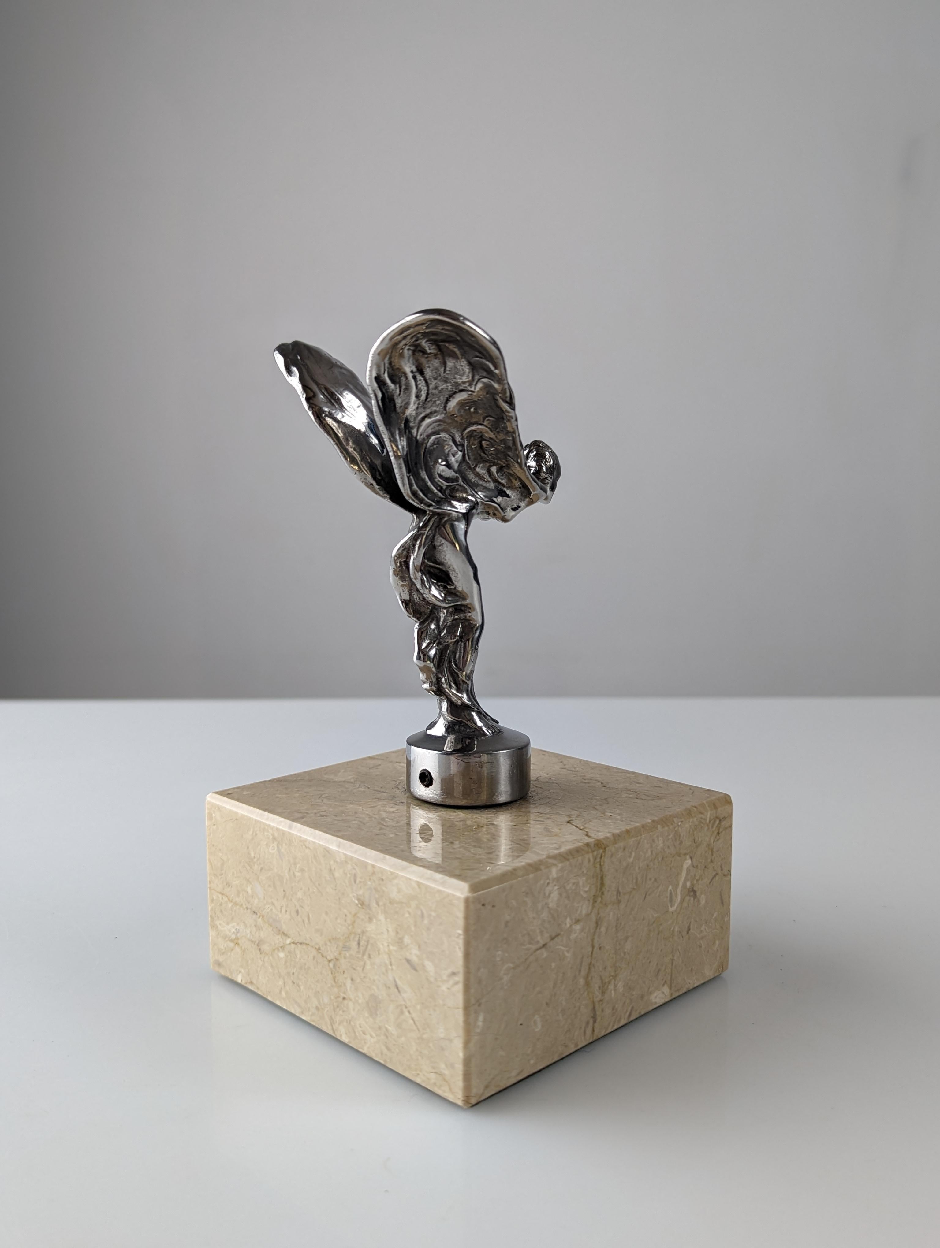 Mid-20th Century Sculpture The Spirit of Ecstasy by Charles Sykes for Rolls-Royce 1960s