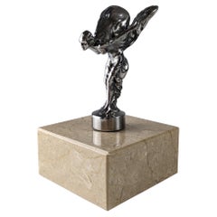 Sculpture The Spirit of Ecstasy by Charles Sykes for Rolls-Royce 1960s