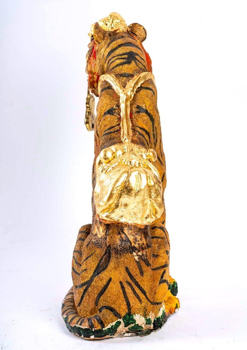 Sculpture the Tiger and the Bulldog, Aaron Hinojosa, 20th Century For Sale 4