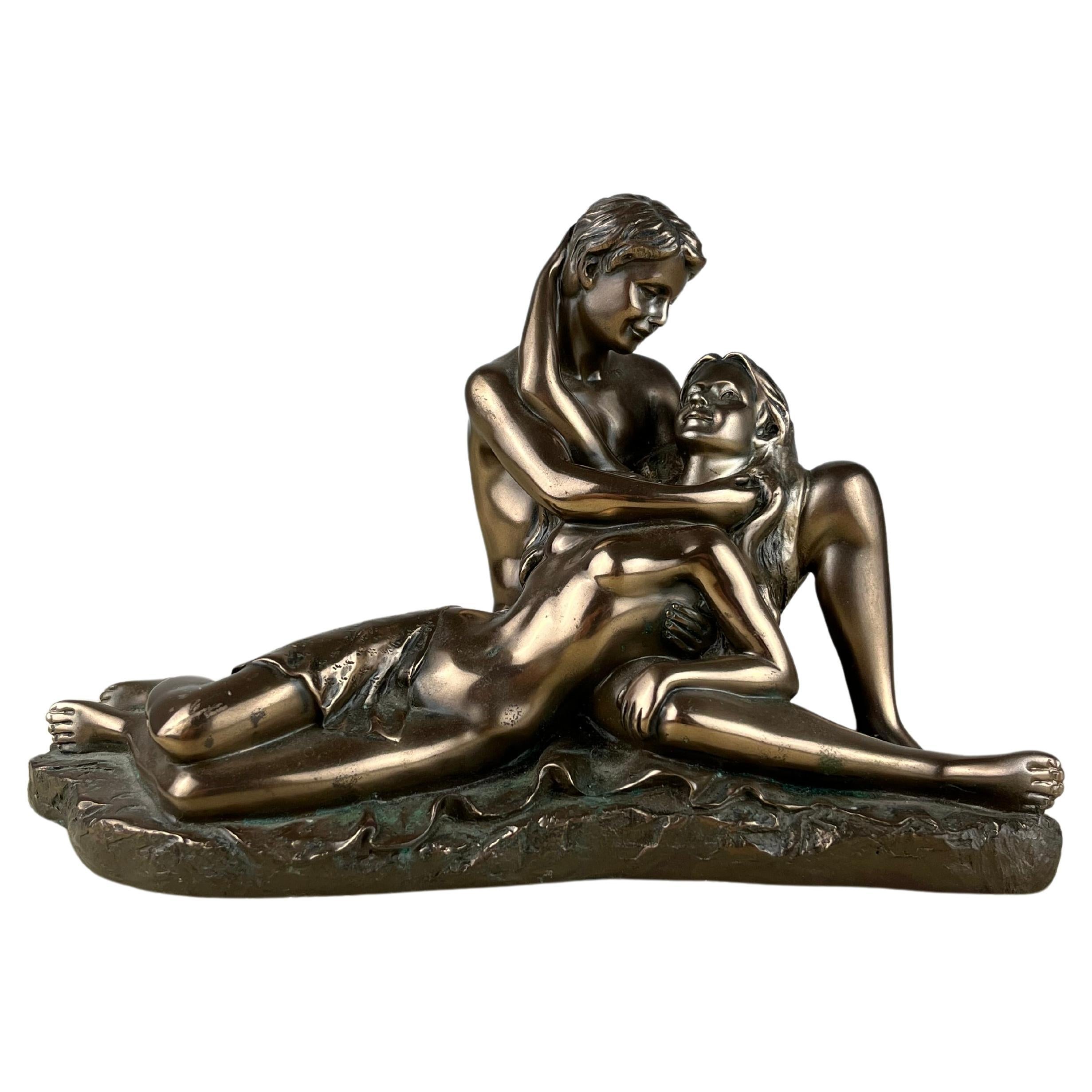 Sculpture The Two Lovers, Italy, 1960s