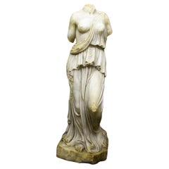 Escultura, torso togado de Venus