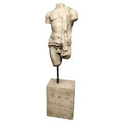 Sculpture, Torso Togato in marble - 81 cm - Marble