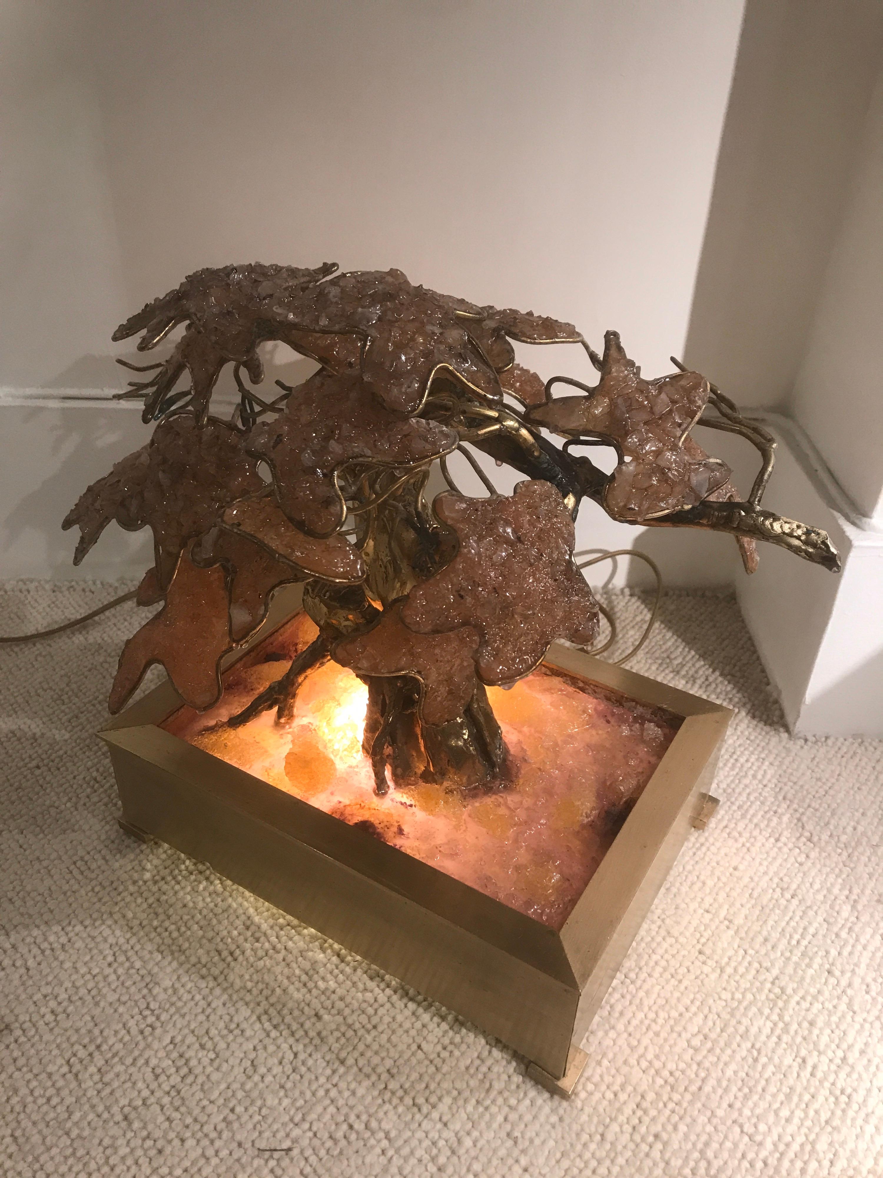 Brass Sculpture Tree by Isabel Faure