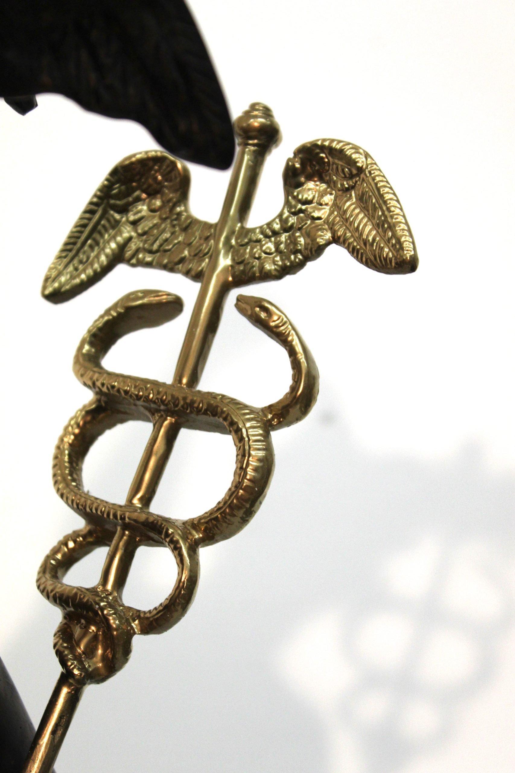 Bronze Sculpture, winged Mercury For Sale