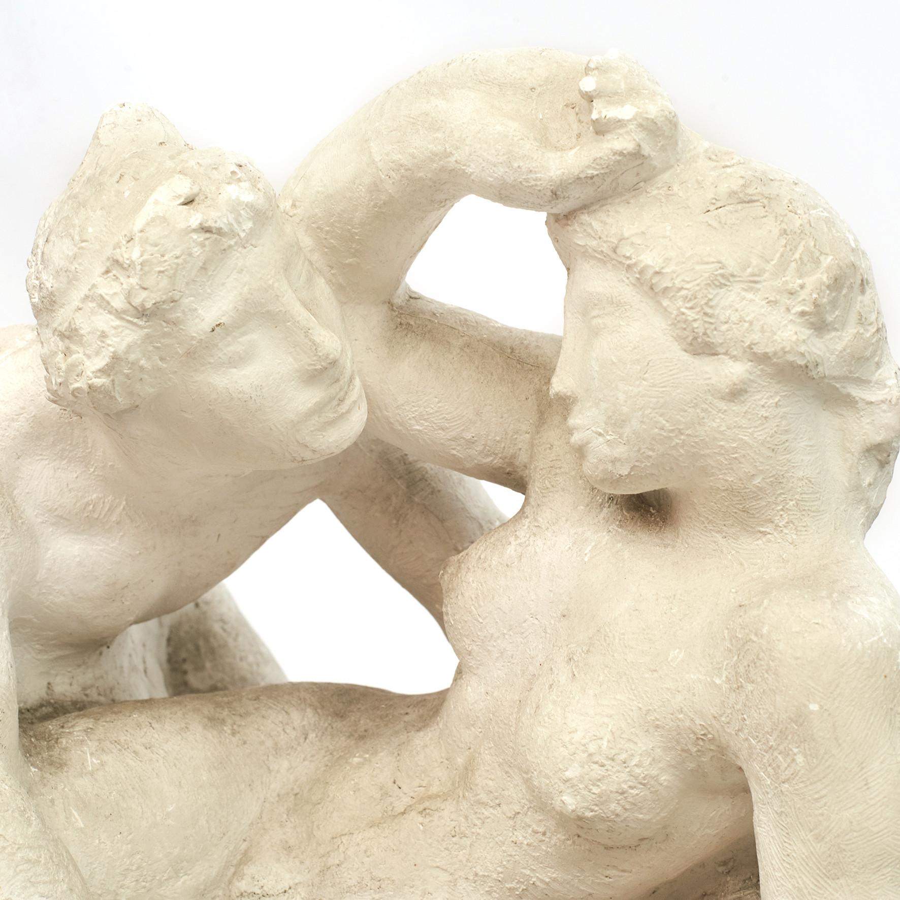 Sculpture with Erotic Theme by Gerhard Henning For Sale 1