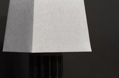 Sculptured “I” Ceramic Table Lamp