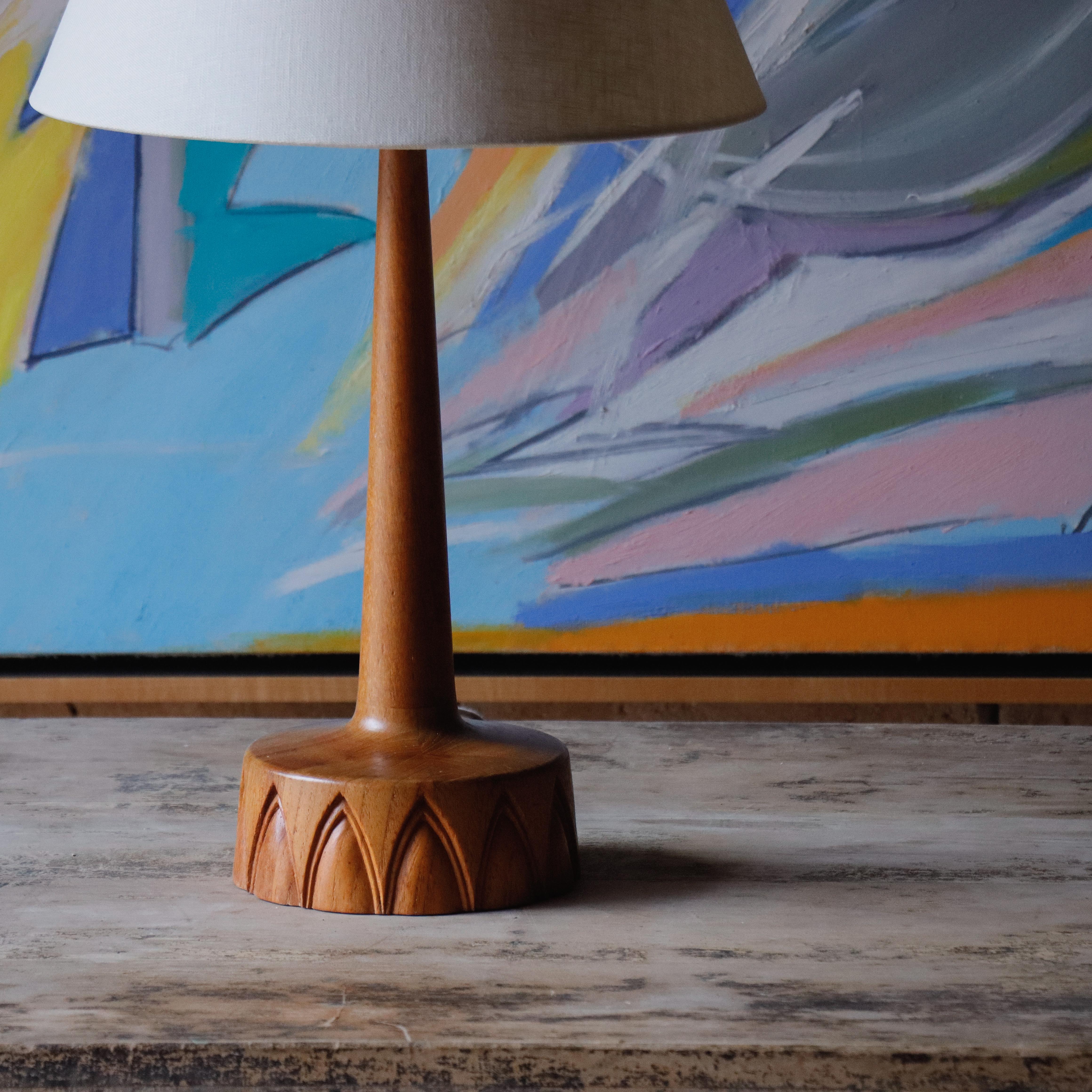 Pair of Sculptured Table Lamps by AB Tranås Stilarmatur, Sweden, 1960s For Sale 6