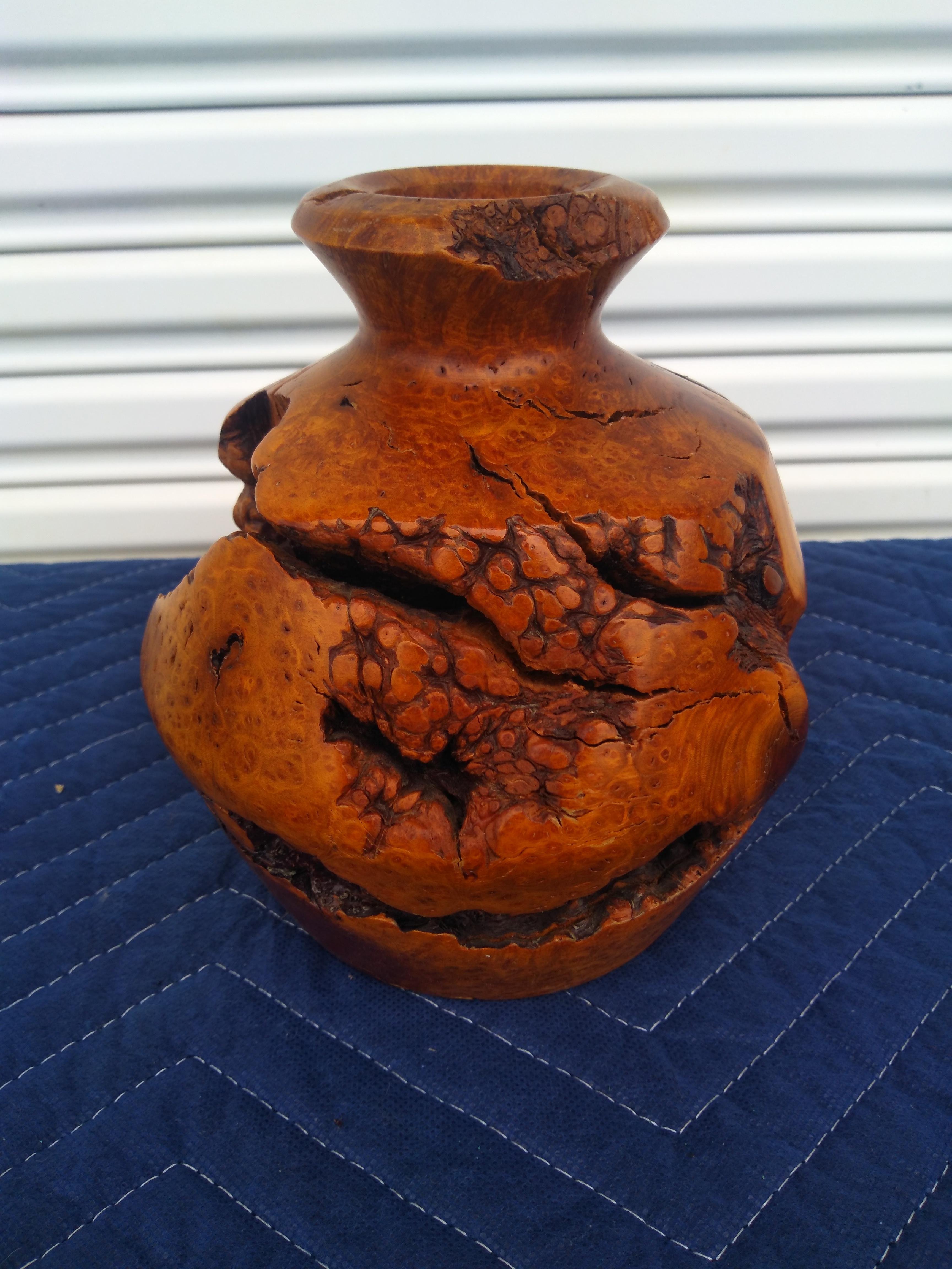20ième siècle Sculpture sculptée en bois tourné en vente