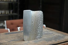 Sculptured Vase by Joensen of Norway, Tinn Pewter Vase, Signed HELGI JOENSEN 19