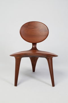 Sculptured wood Tut Chair - Egyptian inspired