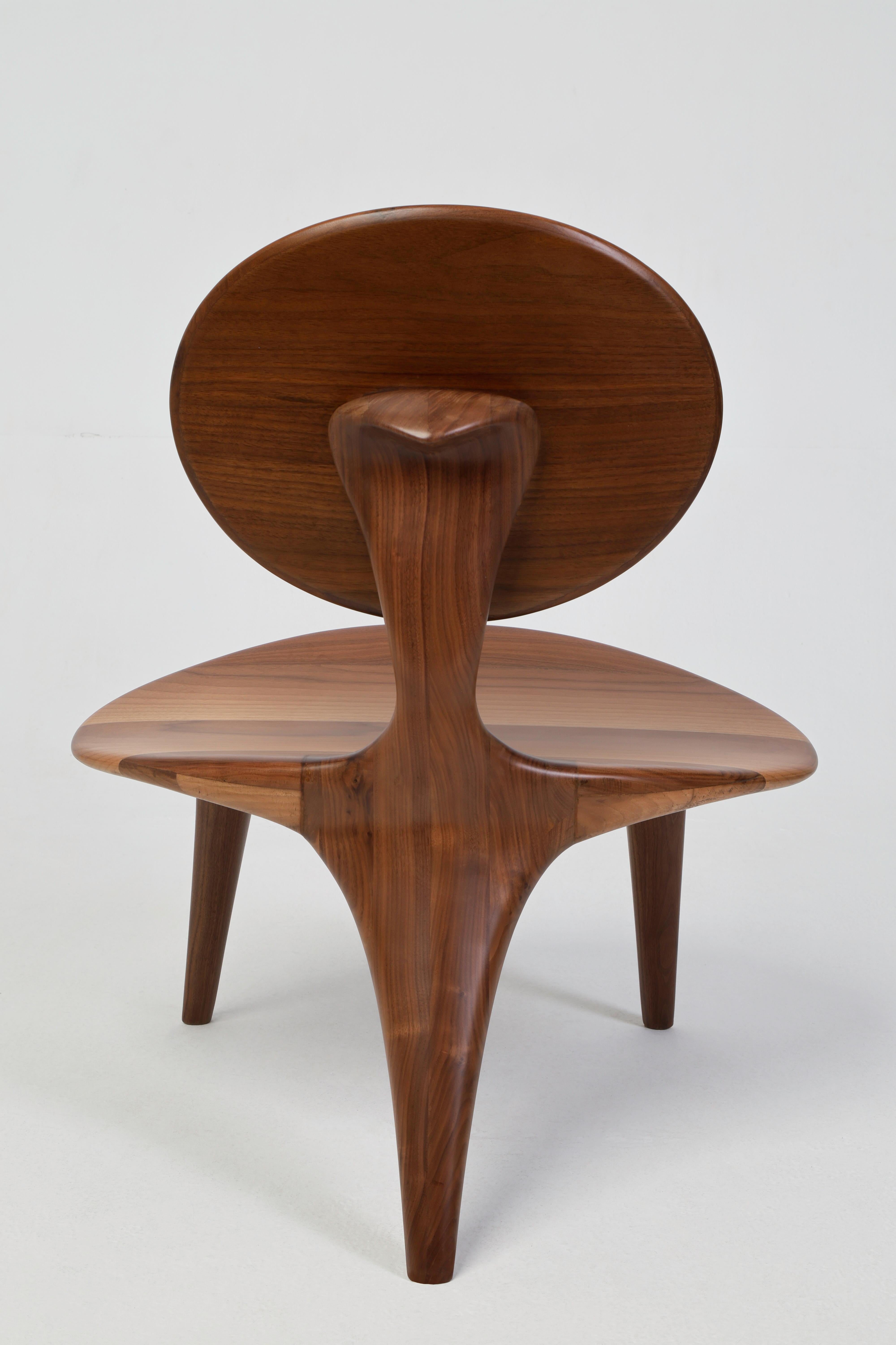 Egyptian Revival Sculptured wood Tut Chair - Egyptian inspired For Sale
