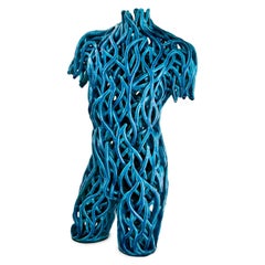 Sculptures Male and Female by Z. Blajerski, Krakow, 2017