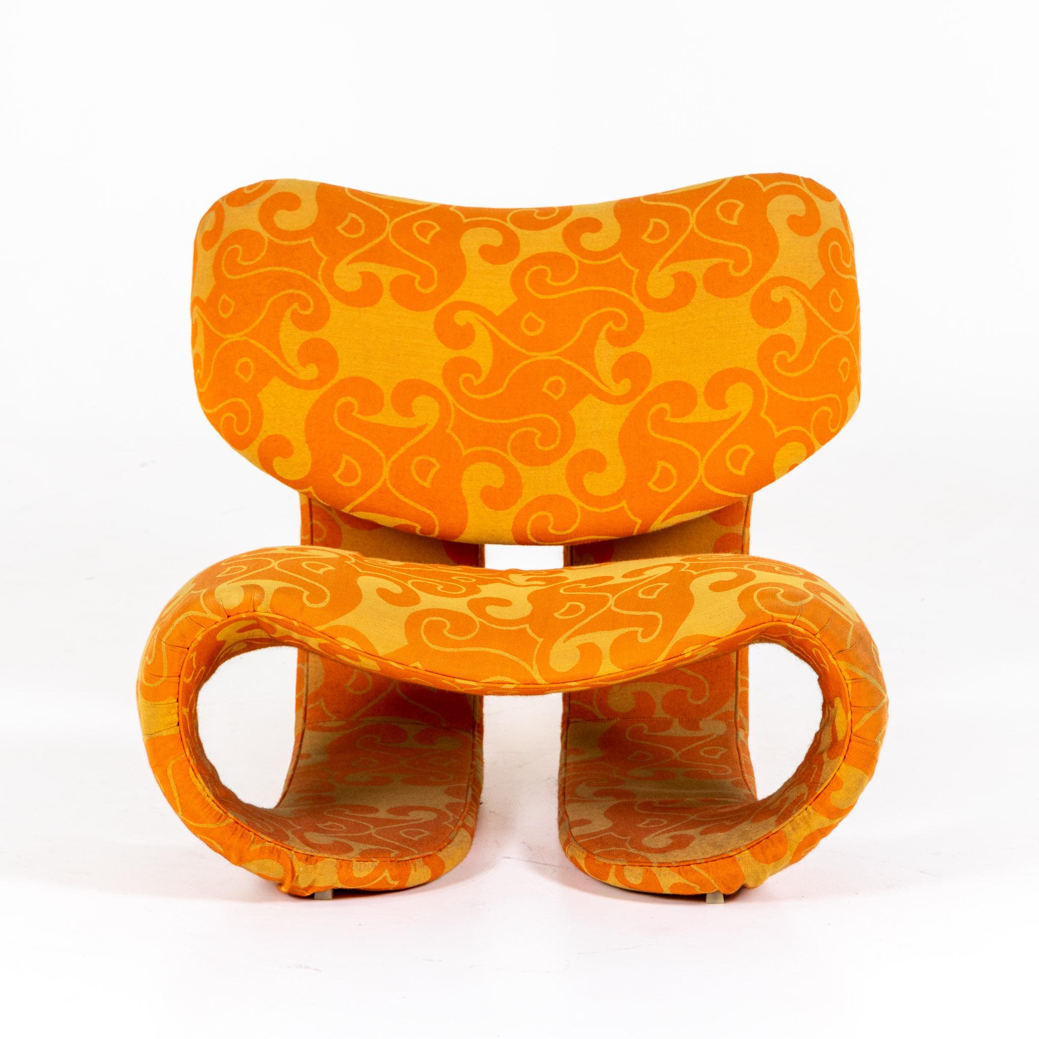 Scultura 190 Loungesessel von Vittorio Introini für Saporiti (Italienisch) im Angebot