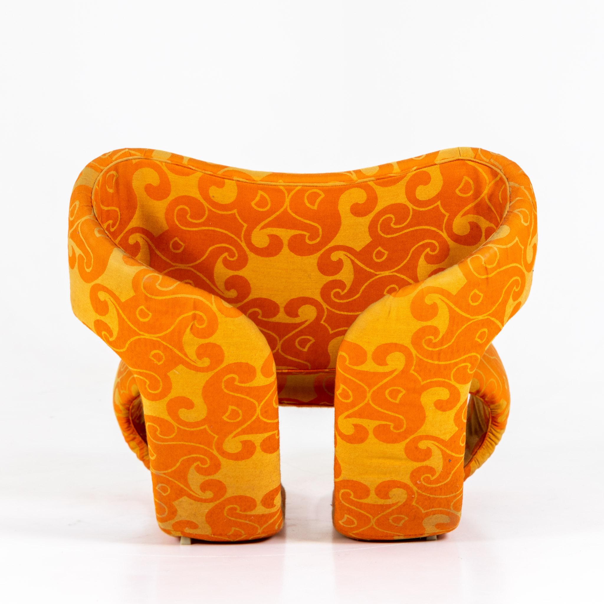 Scultura 190 Loungesessel von Vittorio Introini für Saporiti (Polster) im Angebot