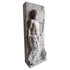 scultura altorilievo Apollo con cetra -abbozzo di studio - made in Italy