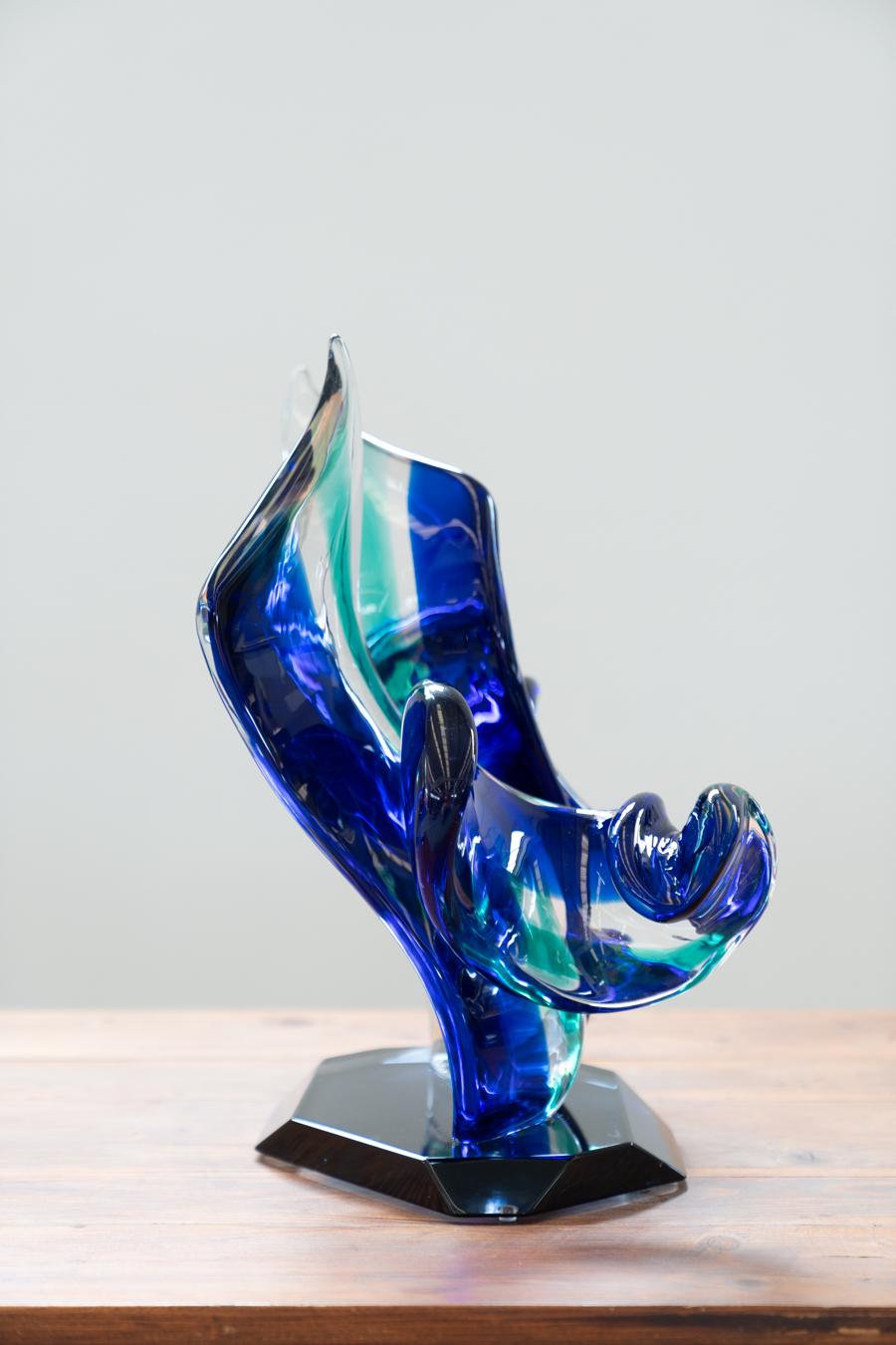 Verre de Murano Scultura artistique en vetro di Murano 1950 Stile Vintage Periodo del design 1970 en vente